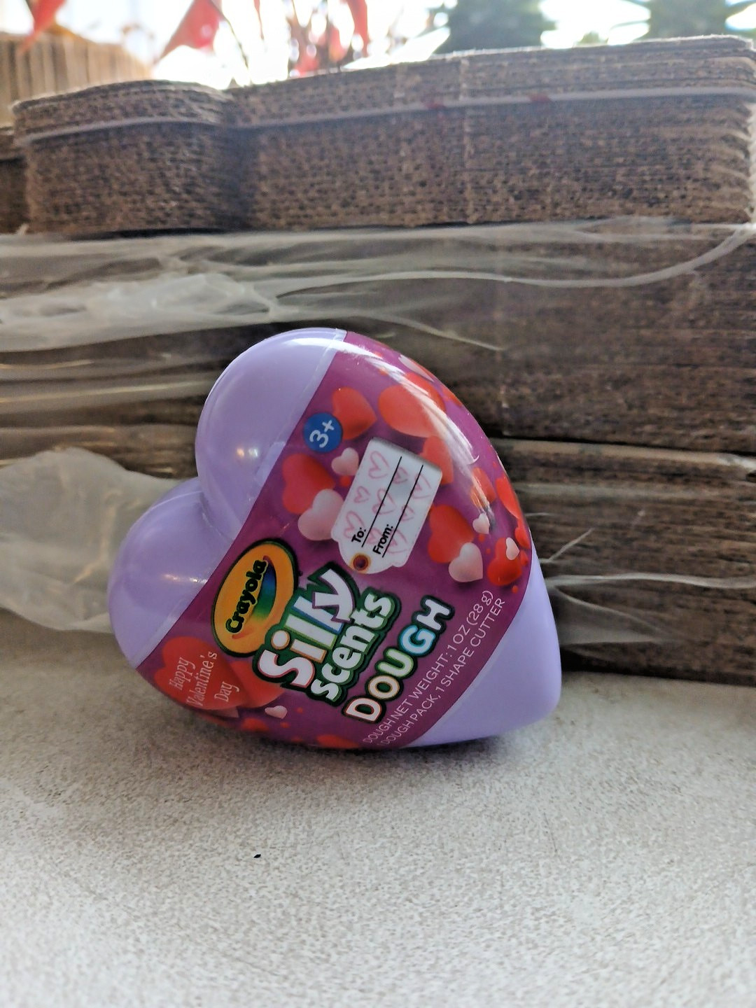 Crayola Silly Scents Dough Purple Valentine's Day Heart