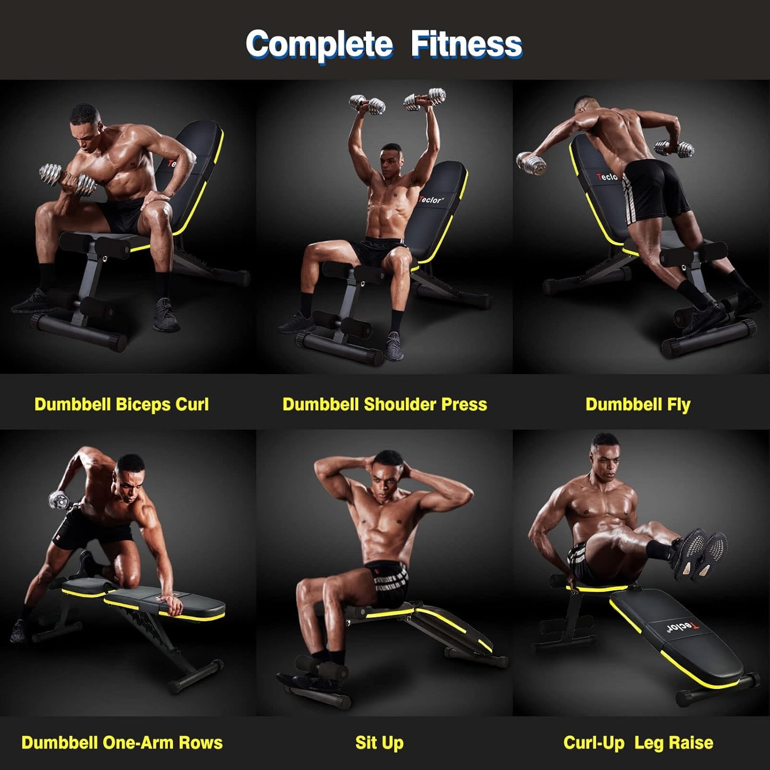 Adjustable Weight Bench, Foldable Workout Benches for Home Gym