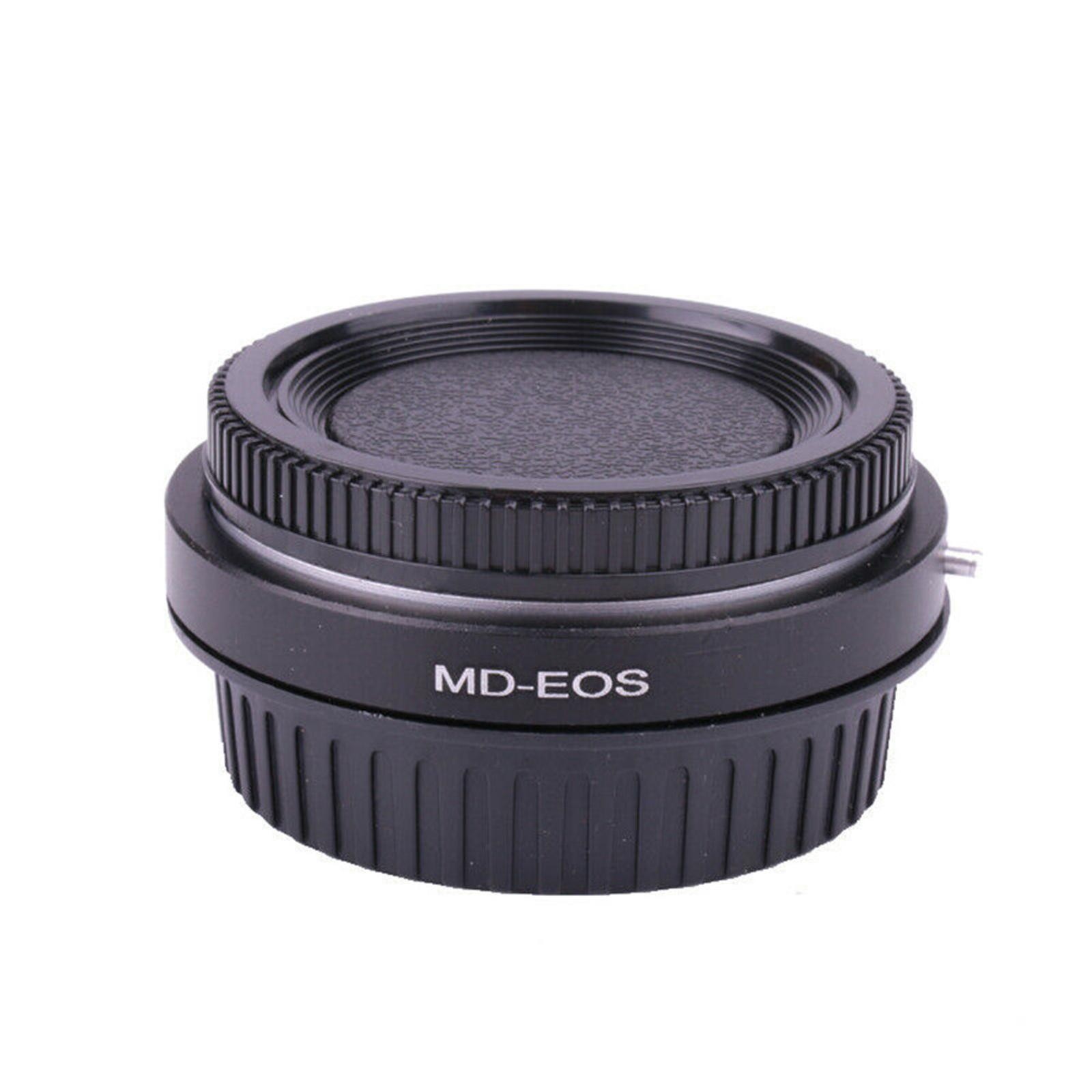 MD-EOS Camera Mount Adapter+Cap For Minolta MD MC Lens to For Canon EOS EF