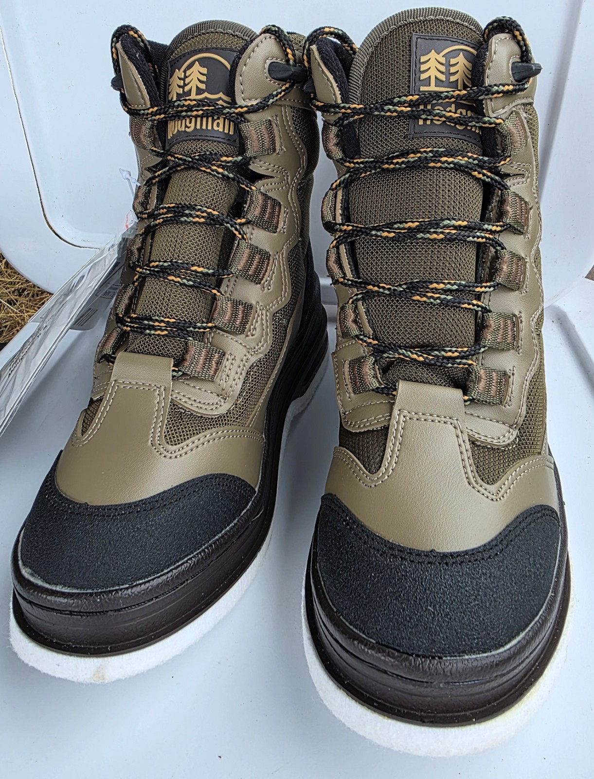 Hodgman Wadetech Felt Sole Stream Fishing Boots~Mens 8~NEW~Shoes~Wading~19240