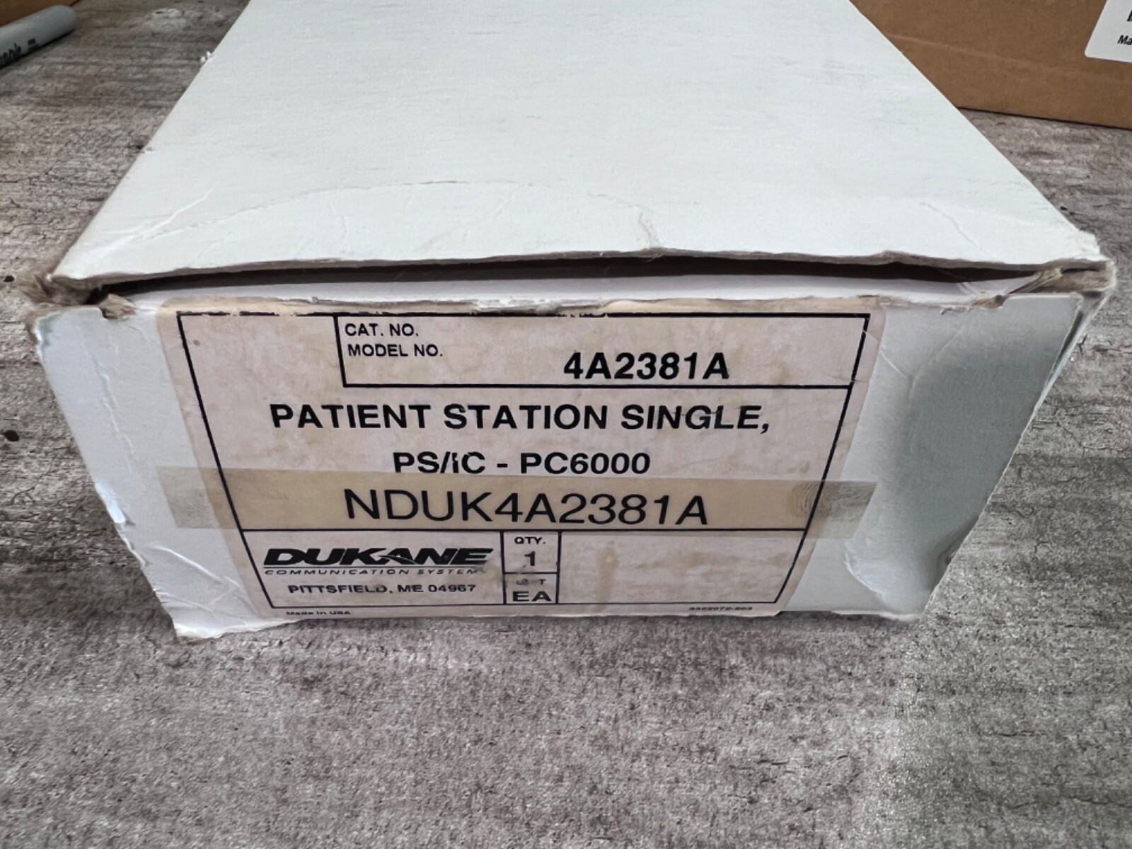 DUKANE CORP SINGLE PATIENT STATION 4A2381A PS/IC P6000