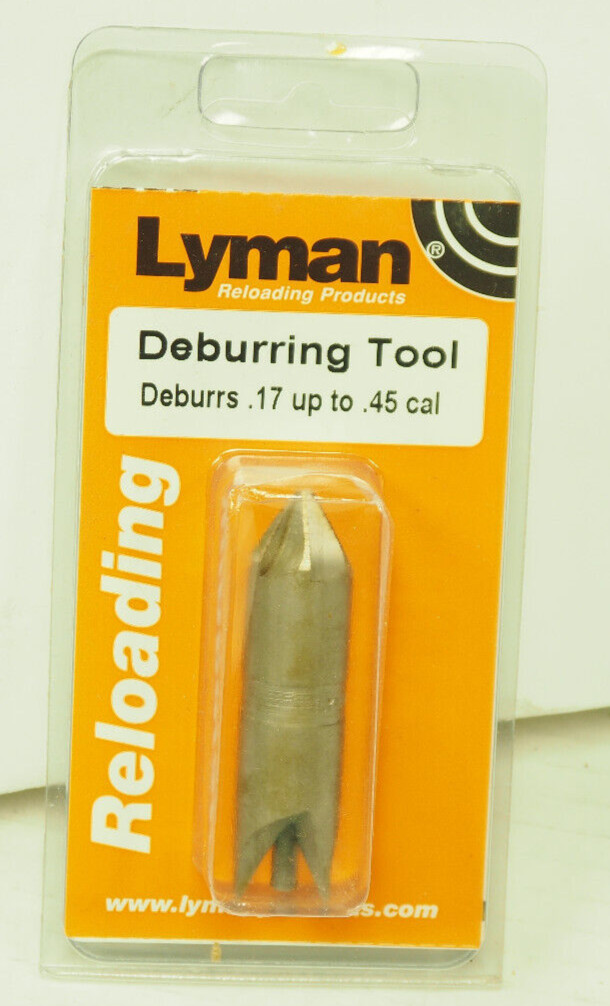 Lyman Chamfer and Deburring Tool .22 to .45 Caliber   # 7810199 - New Free Ship
