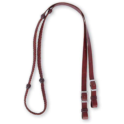 Martin Saddlery Martin Latigo 5-Plait Knotted Barrel Rein