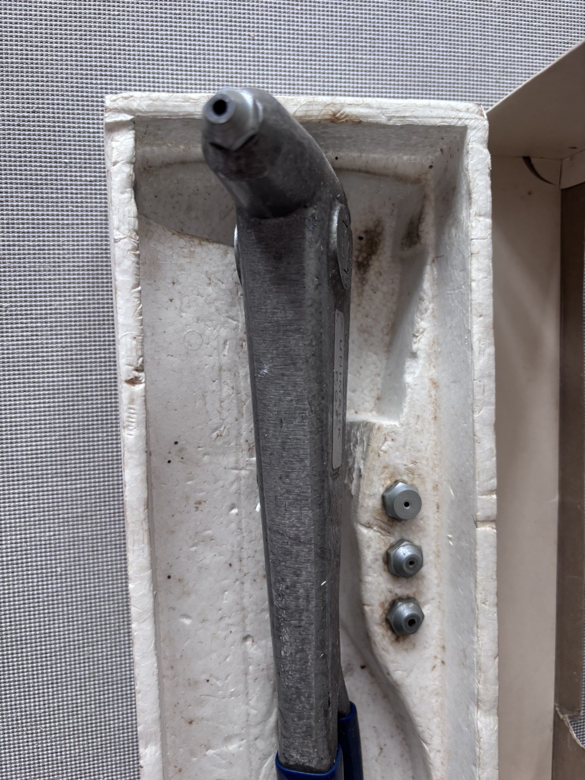 Vintage UNIMARK PQ Riveting Tool & Rivet selection