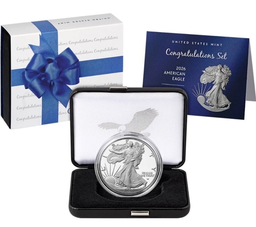 2026 P Congratulations Set American Eagle 1oz Silver Proof Coin -- PRESALE