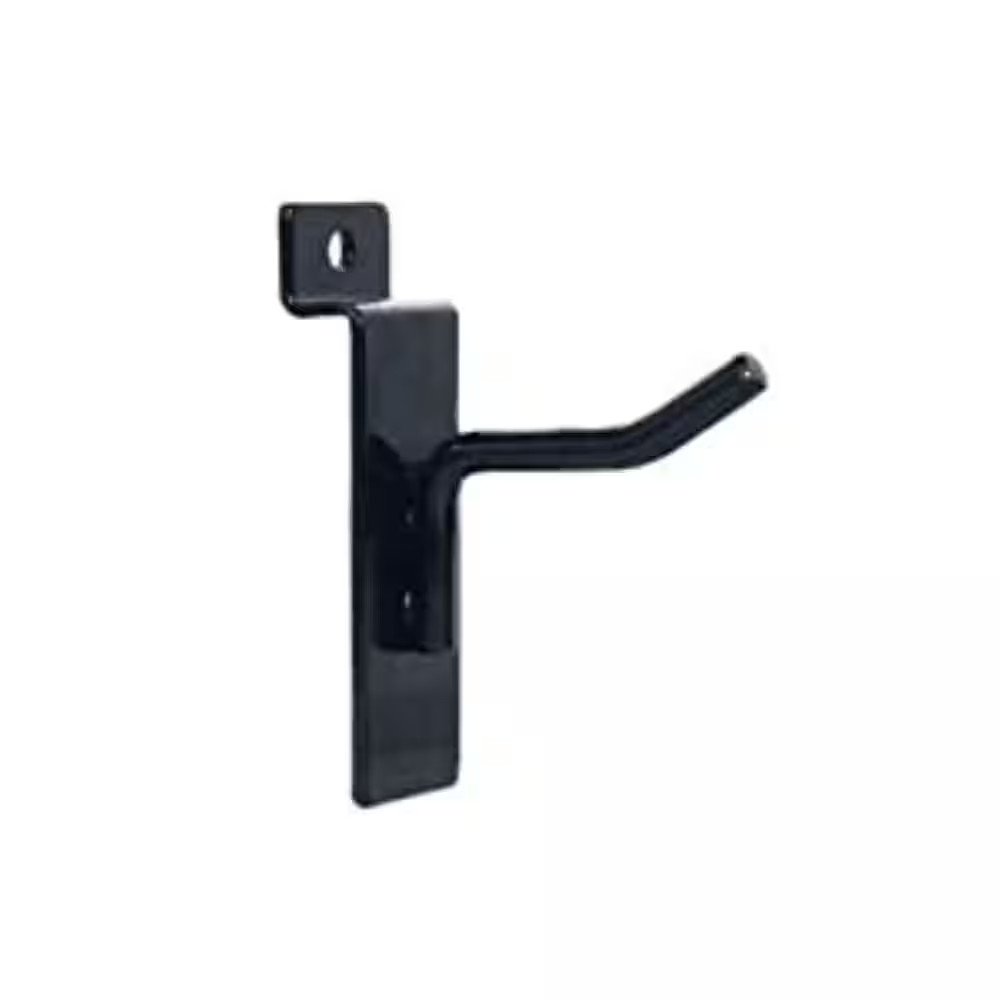 2 In. Black Slatwall Hooks (Box of 50)