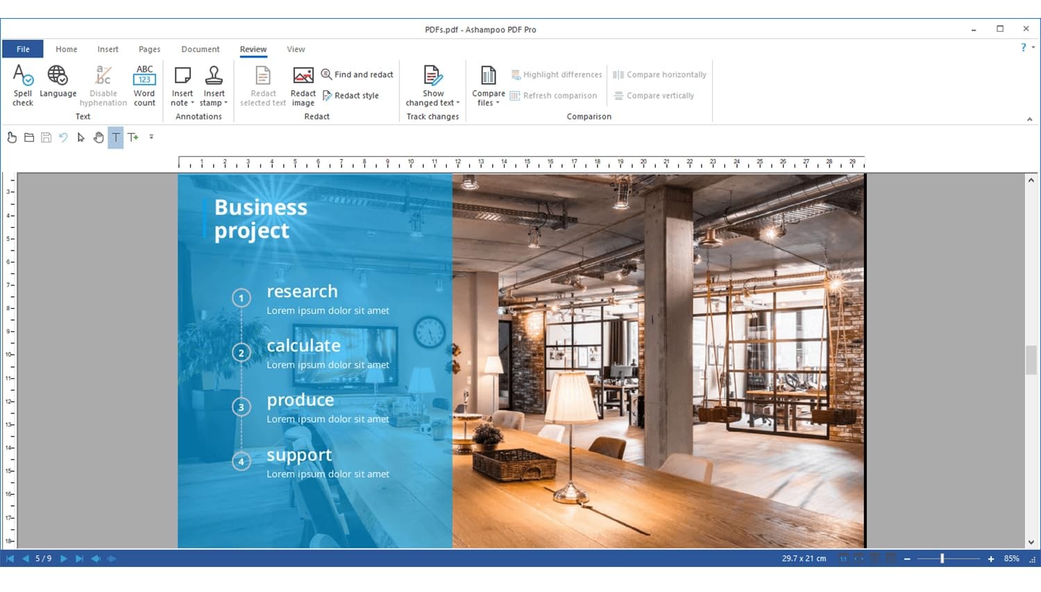 PDF Pro 5 - incl. OCR - sign PDFs - create forms - edit, convert, comment, cr...