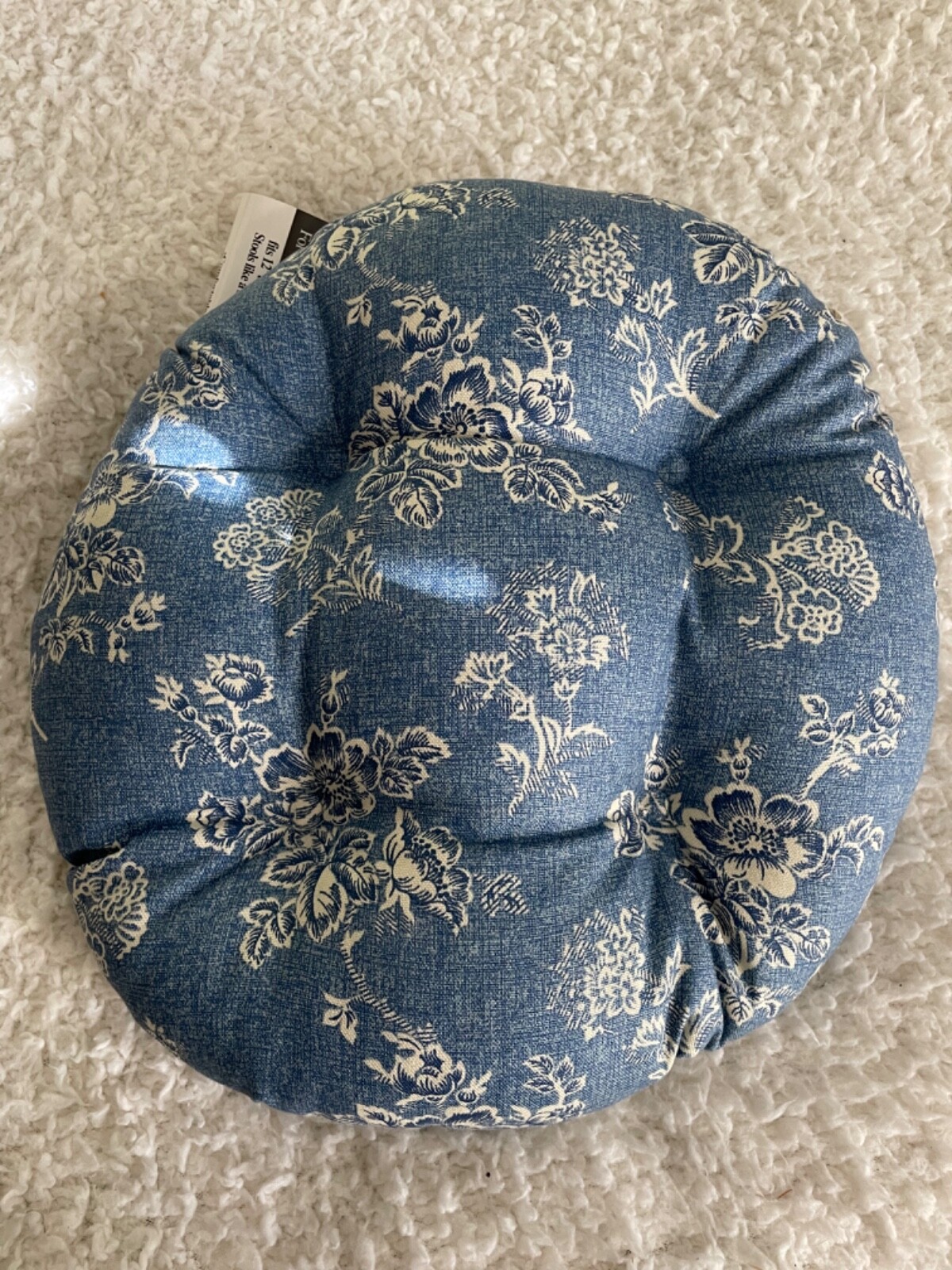 NWT Decorite Round Stool Cushion. Fits 12”-14” Diameter Stools.