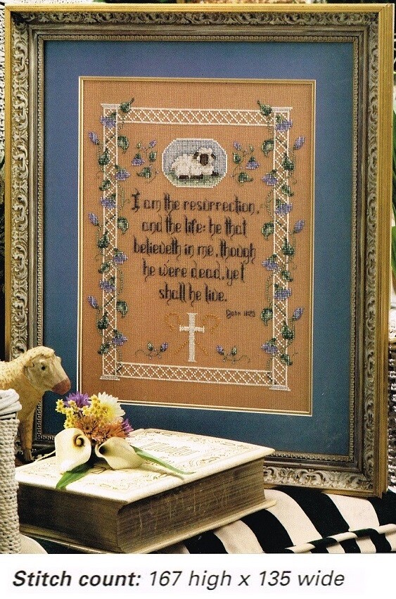 SAVIOR SPRING   -  CROSS STITCH   PATTERN ONLY   GU - WUV