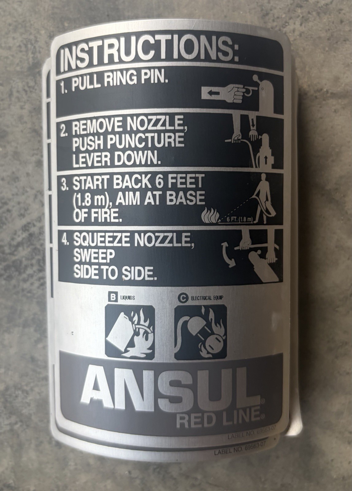 Ansul Redline P/N- 69563