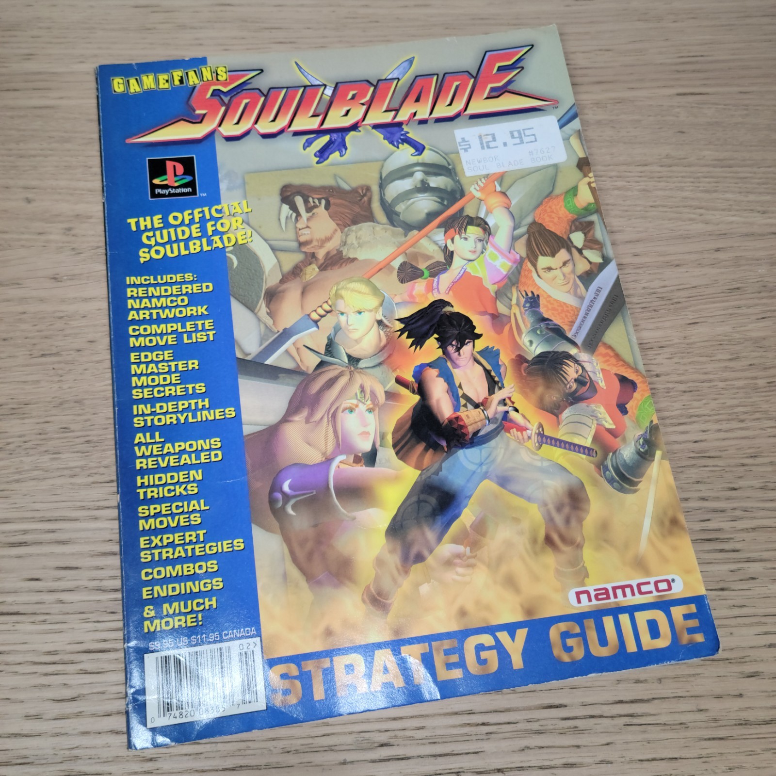 SoulBlade Gamefan's Official Strategy Guide 1997 Namco PlayStation K25BX101