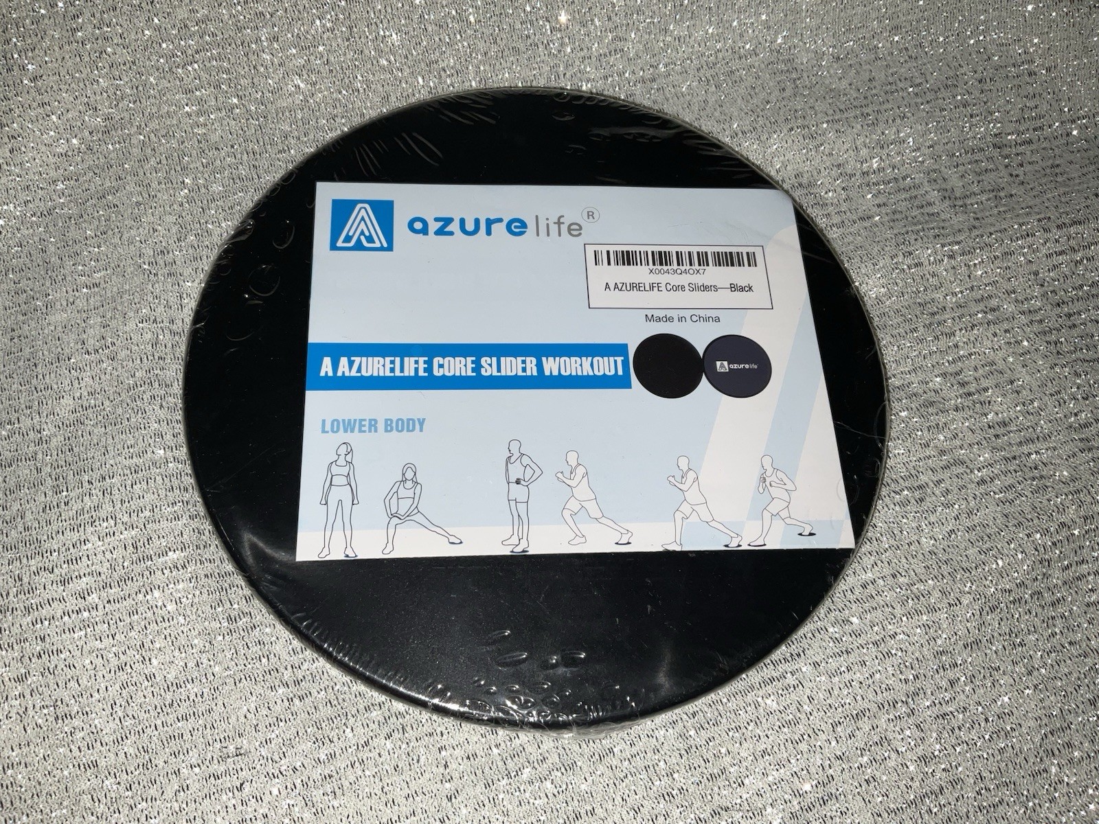 Azure Life Core Sliders - Black - NEW - SEALED See Pics