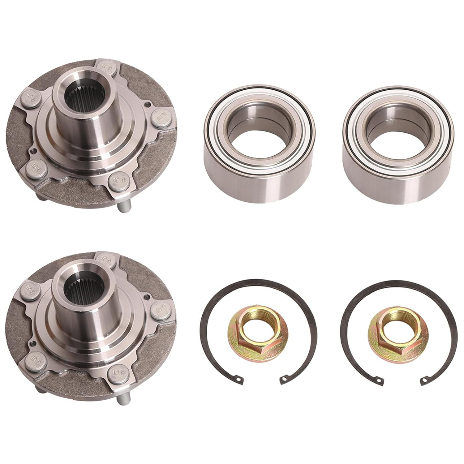 2PCS Front Wheel Hub Bearing Honda Accord 2013-17 Acura TLX 15-19 44600-T2F-A01