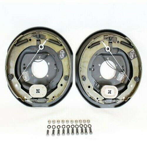 12" x 2" Trailer Self-Adjusting Electric Brake Assembly (1 right + 1 left)