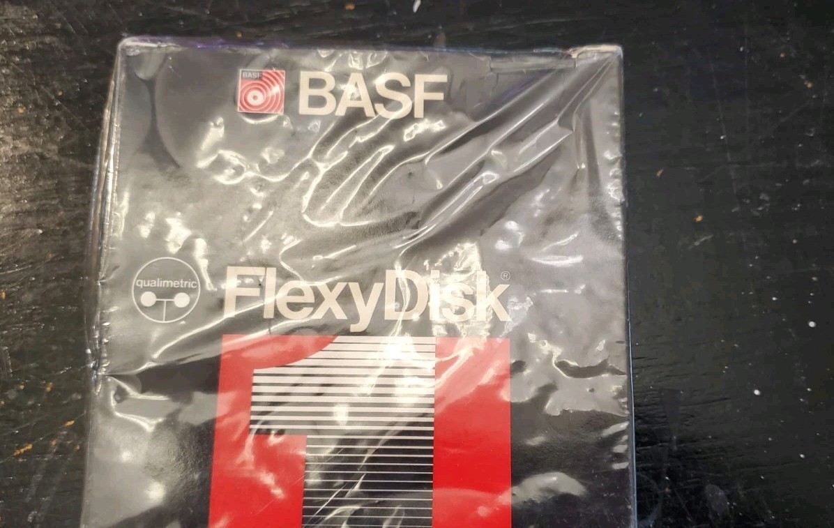 5.25 floppy disks BASF Flexy Disk Double Density pack
