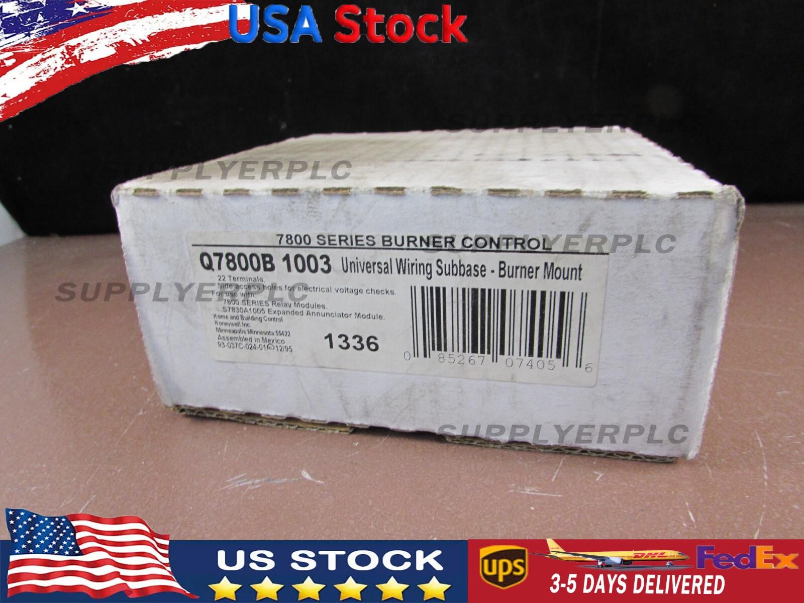 Q7800B 1003 Honeywell Subbase Universal Wiring 4 Sided 22 Terminals Q7800B1003