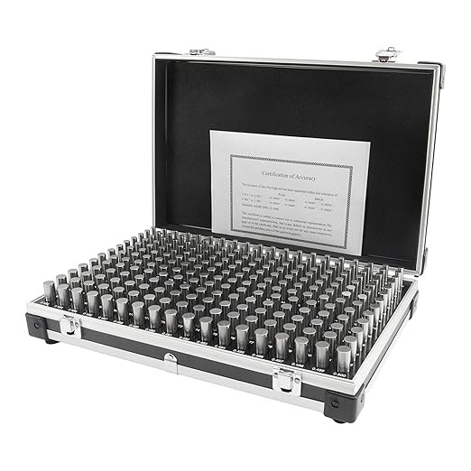 HFS(R) Pin Gage Set Minus Class ZZ Aluminum Alloy Case 0.251"-0.500" M2 250 Pcs