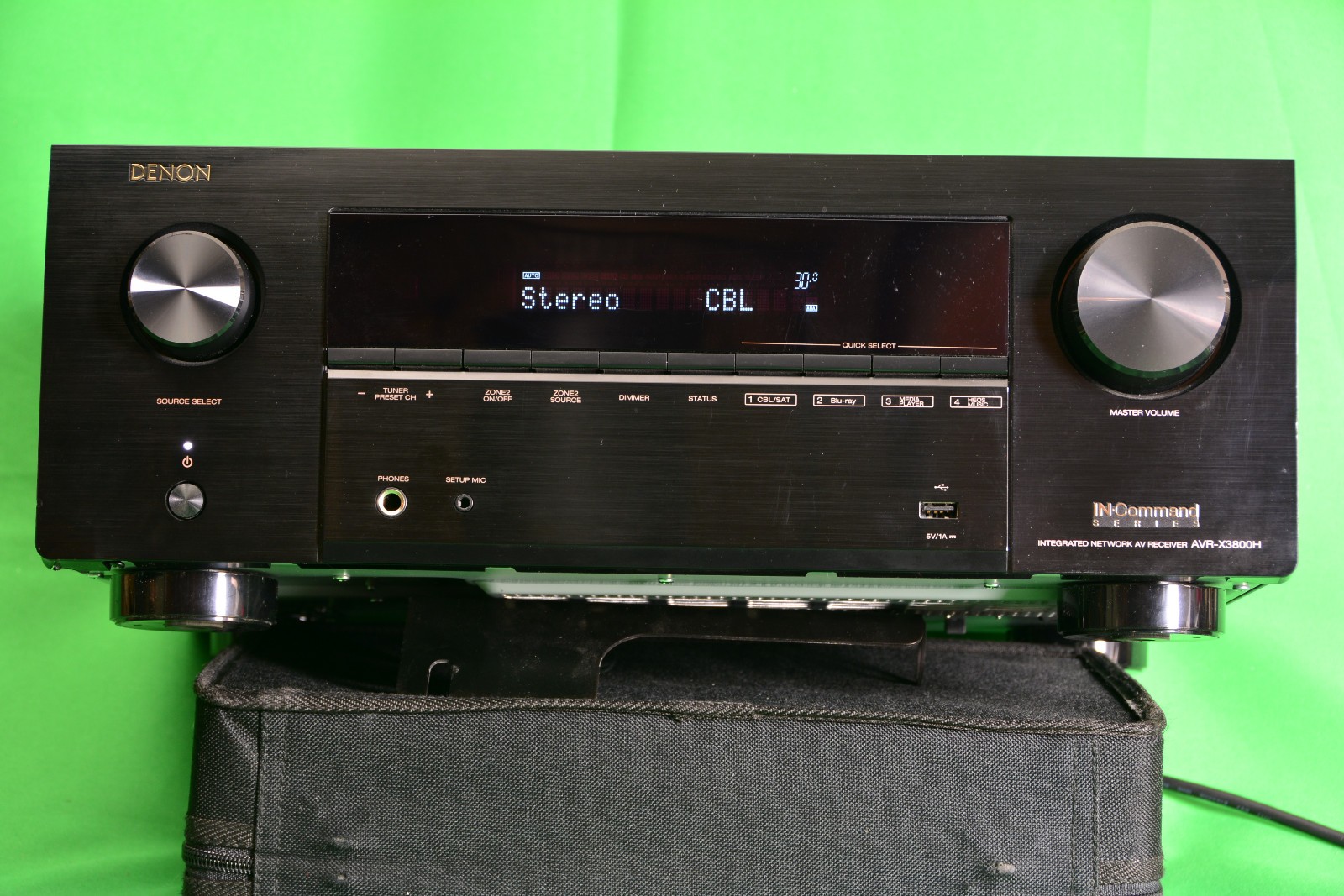 Denon AVR-X3800H 105W 9.4-CHANNEL 8K AV Receiver - FOR PARTS/REPAIR