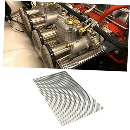 Embossed Aluminum Heat Shield Automotive 12'' x 20'' High 12 inch W x 20 inch L