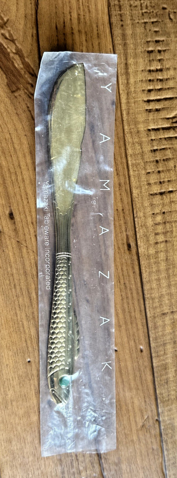Yamazaki Nobel Prize Fish Cutlery Replacement Knife Gunnar Cyrén Stockholm Gold