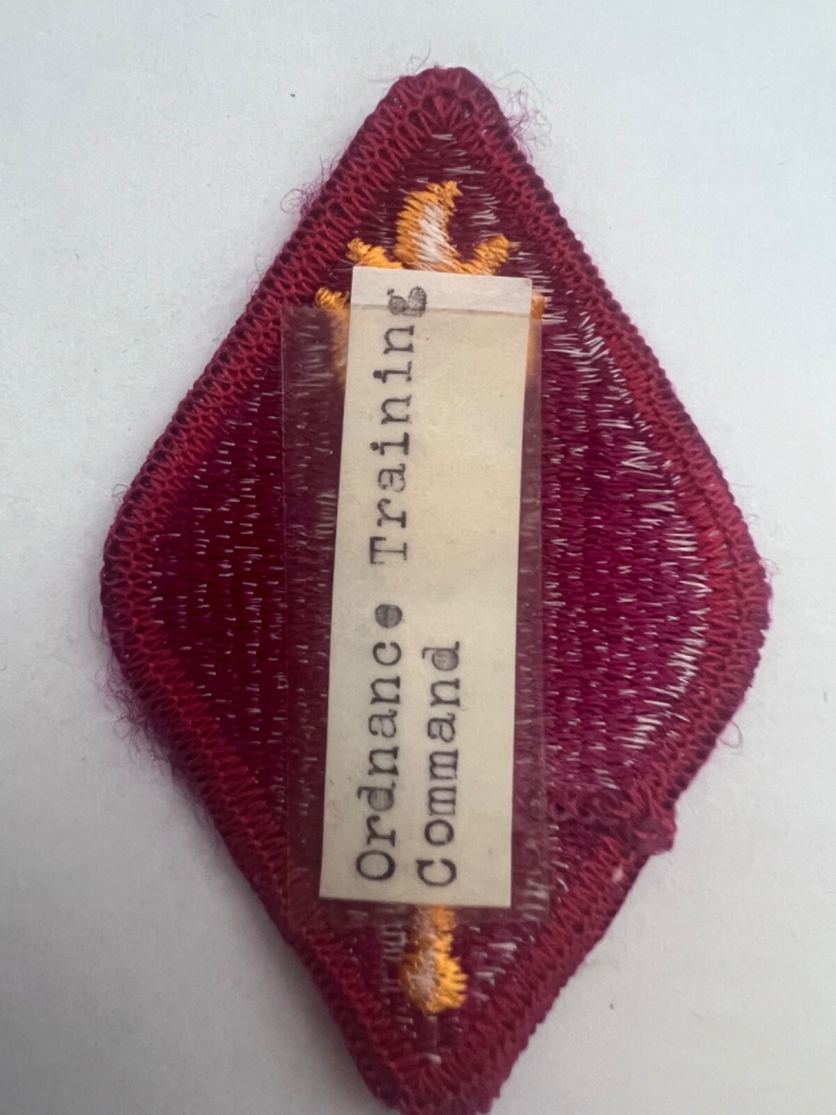 Ordnance Training Command US Army Patch