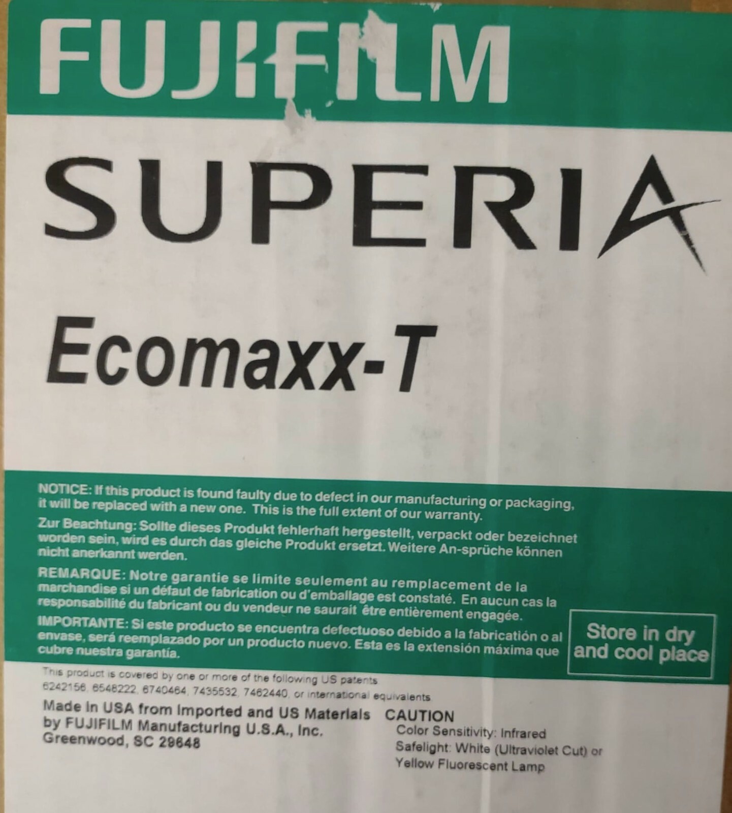 Fujifilm Ecomaxx-T