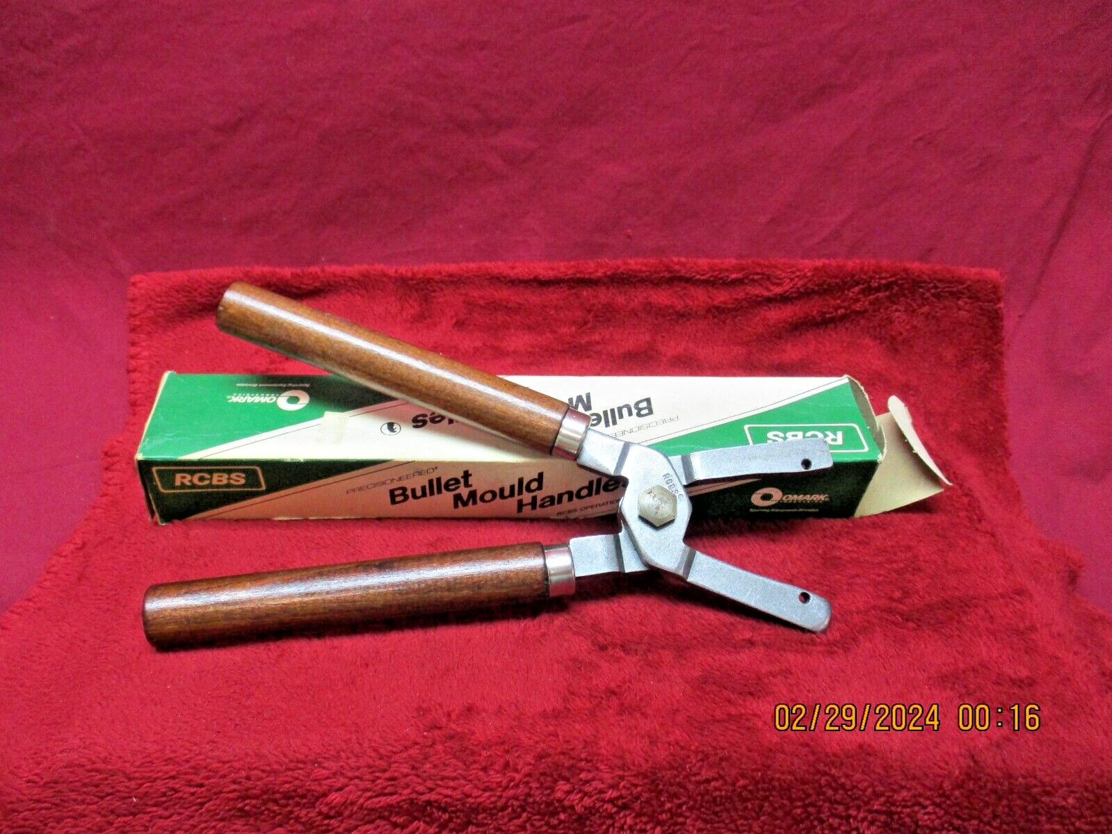 Vintage RCBS Mould Handles No. 80025, In Orig. Box