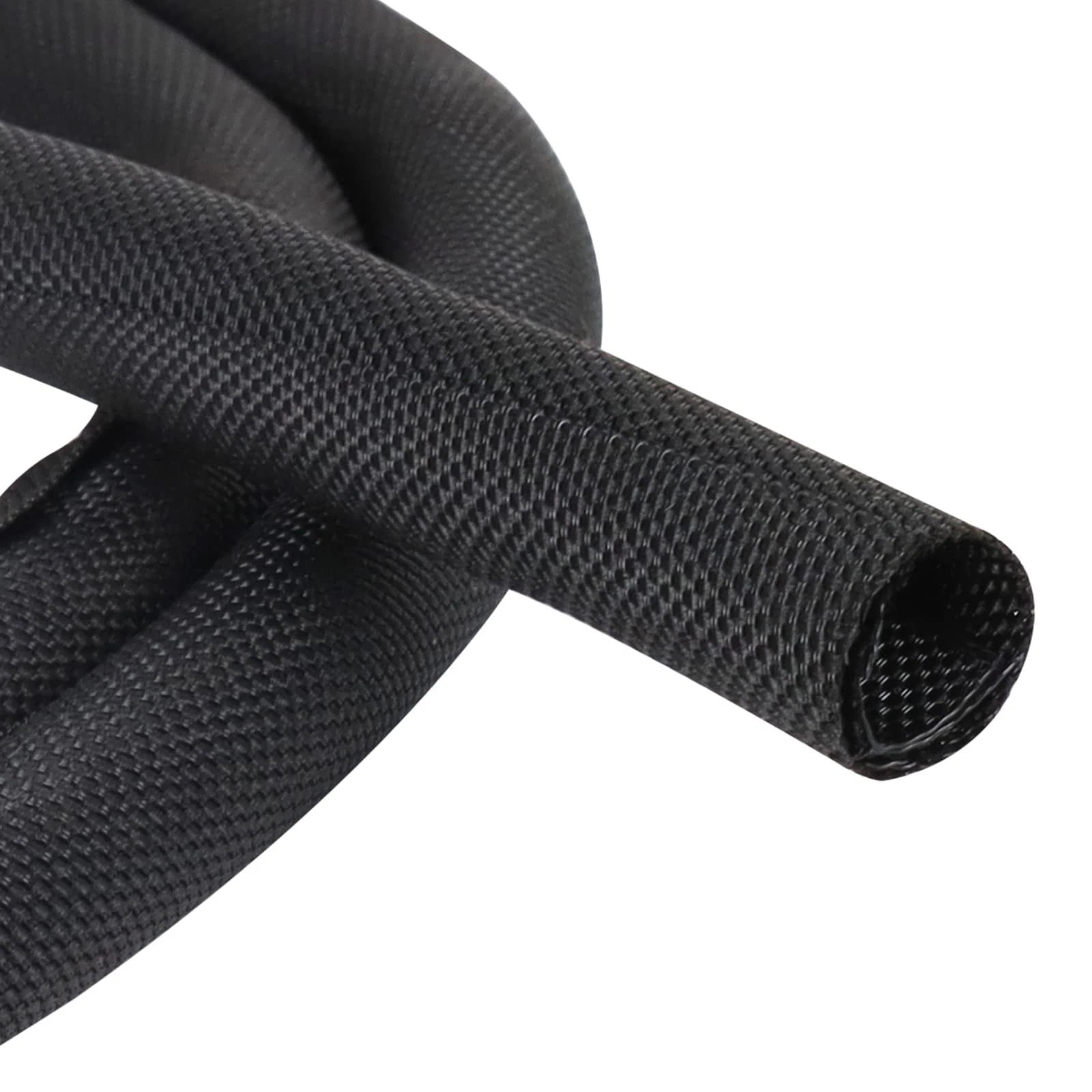 1/2" Split Braided Wire Sleeving Loom Woven for Automotive Wires/Audio Video