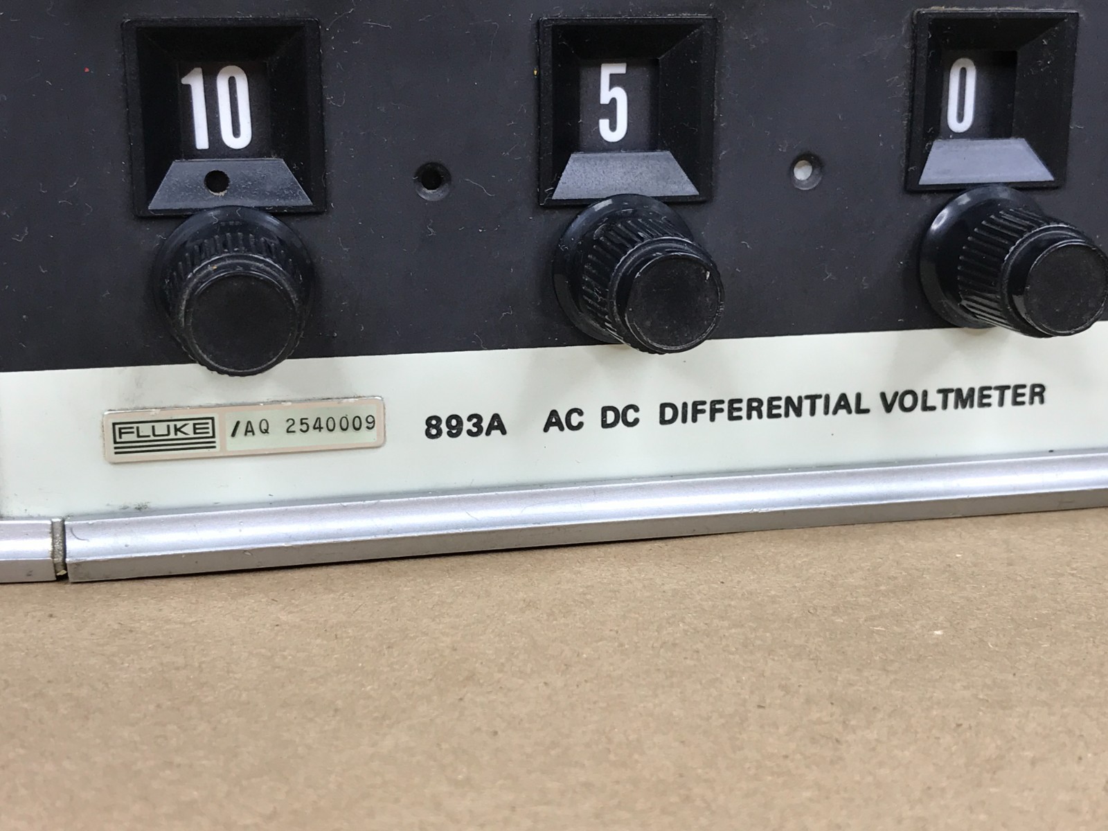 Fluke 893A AC-DC Differential Voltmeter - Untested, AS-IS (Lot 2)