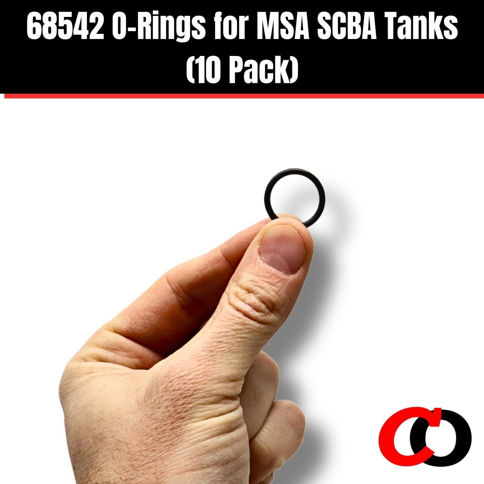 Captain O-Ring – Replacement 68542 O-Rings for MSA SCBA Tanks (10 Pack)