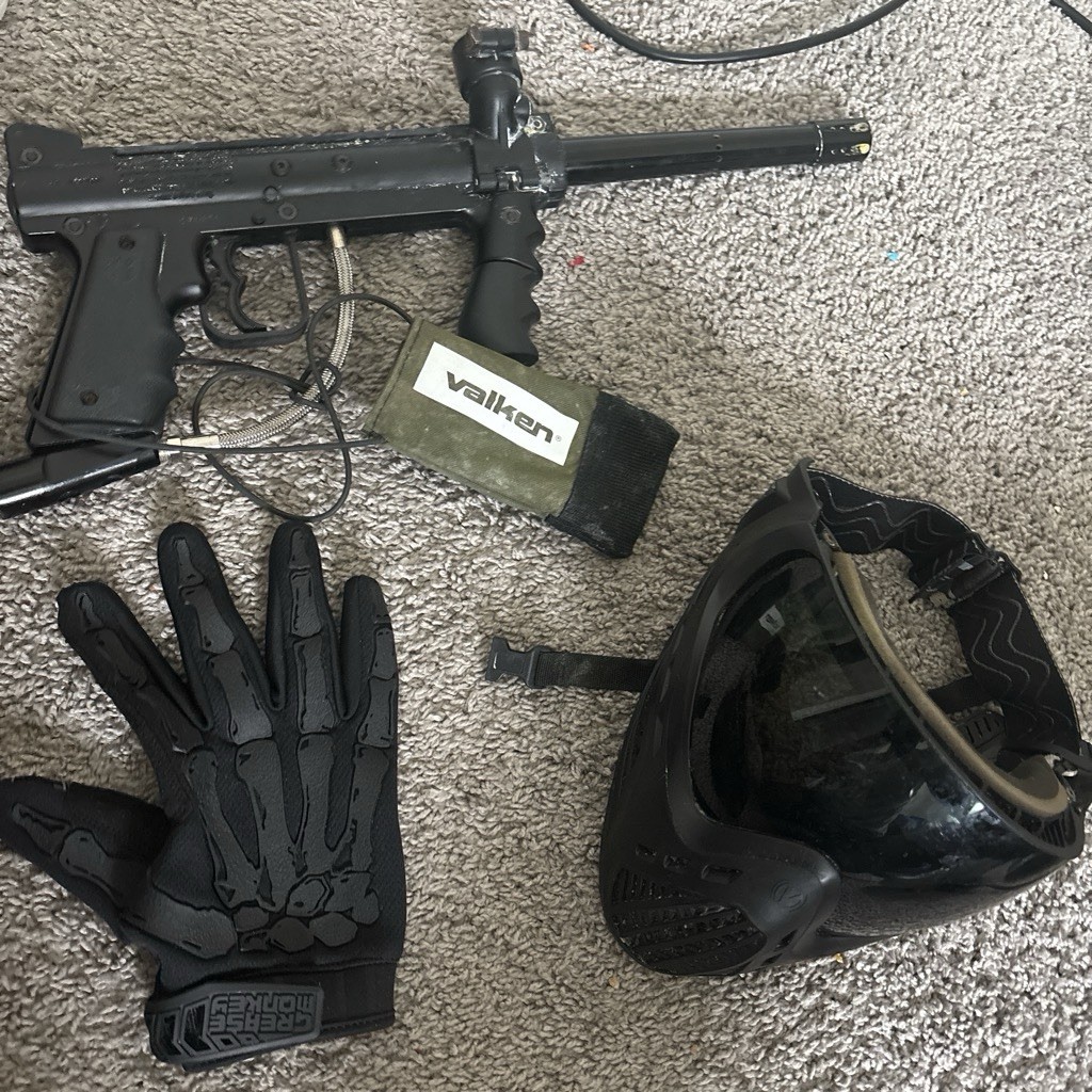 Tippmann 98 Custom Mechanical Paintball Marker Gun - Black