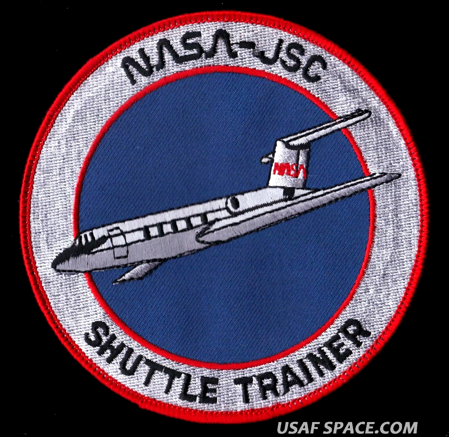 SHUTTLE TRAINER AIRCRAFT NASA JSC USAF ORIGINAL 4 5/8" SPACE PATCH