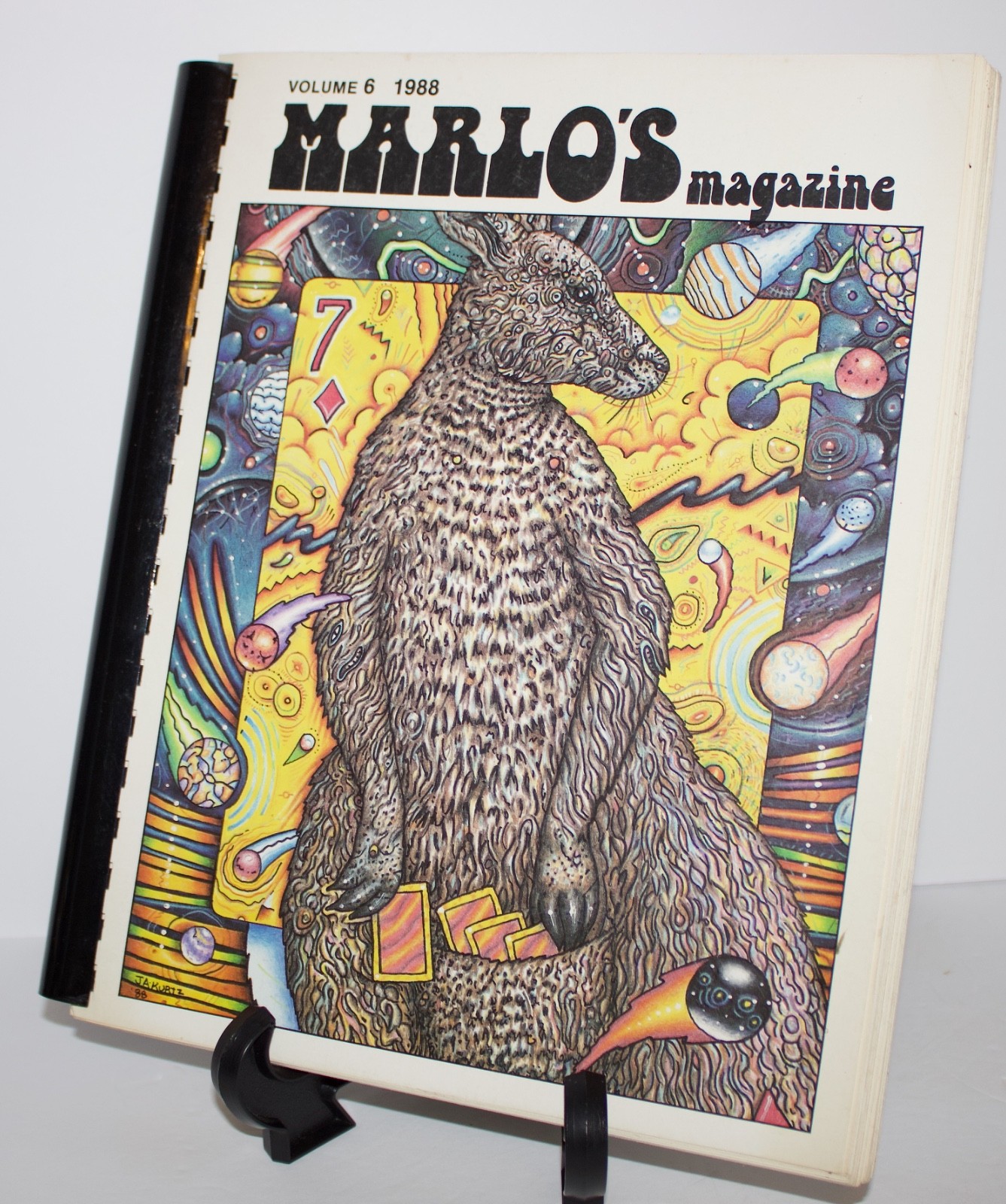 MARLO'S MAGAZINE VOLUME 6 - ED MARLO CARD MAGIC SPIRAL-BOUND SIGNED & NUMBERED