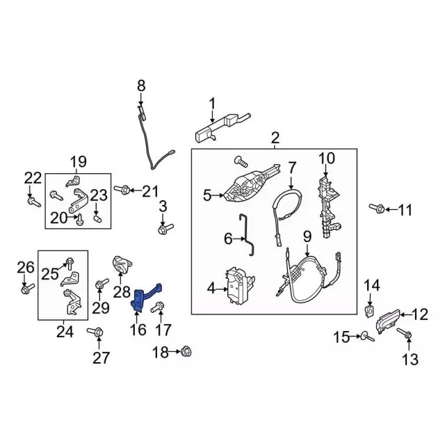 Genuine Ford Check Arm ML3Z1623552A