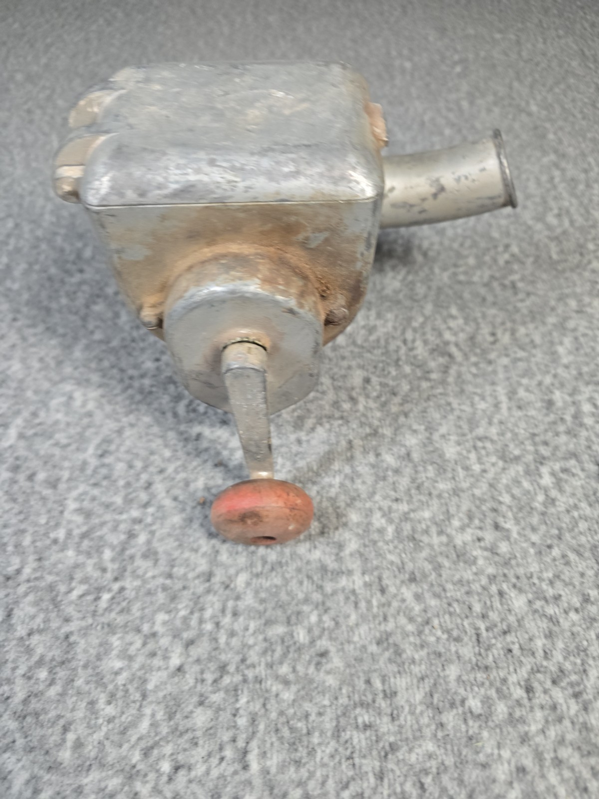 Antique Handheld Crank Handled Seeder From 1920's Handle Broken Off