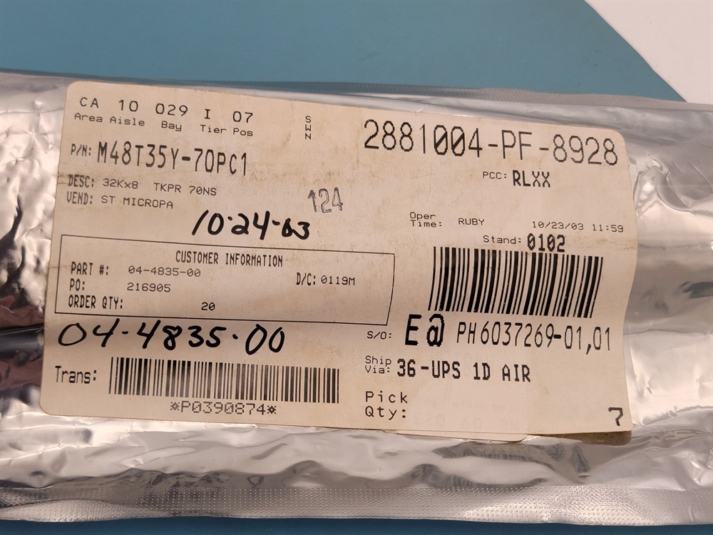 New (2pcs) M48T35Y-70PC1 ST MICROELECTRONICS IC Clock and Timing