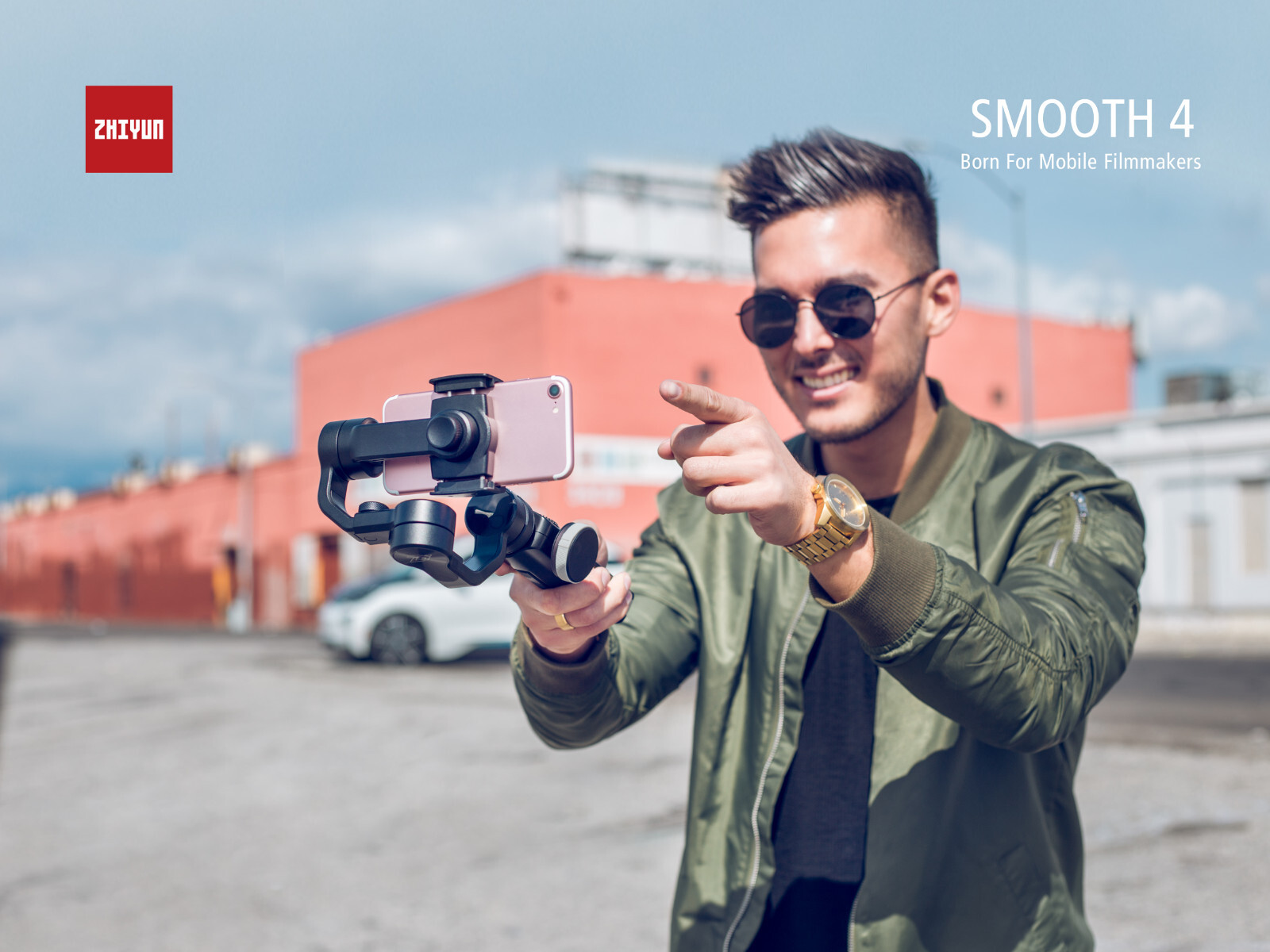 Zhiyun Smooth 4 3-Axis Handheld Smartphone Gimbal Stabilizer for iPhone Android