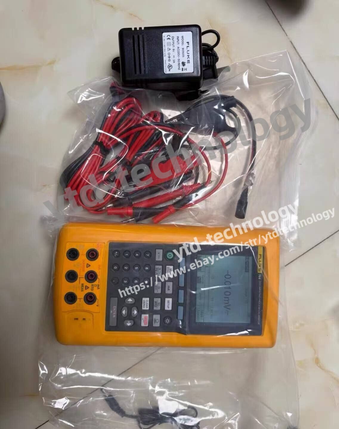 Fluke 744 Record multi-function process calibrator/used /DHL