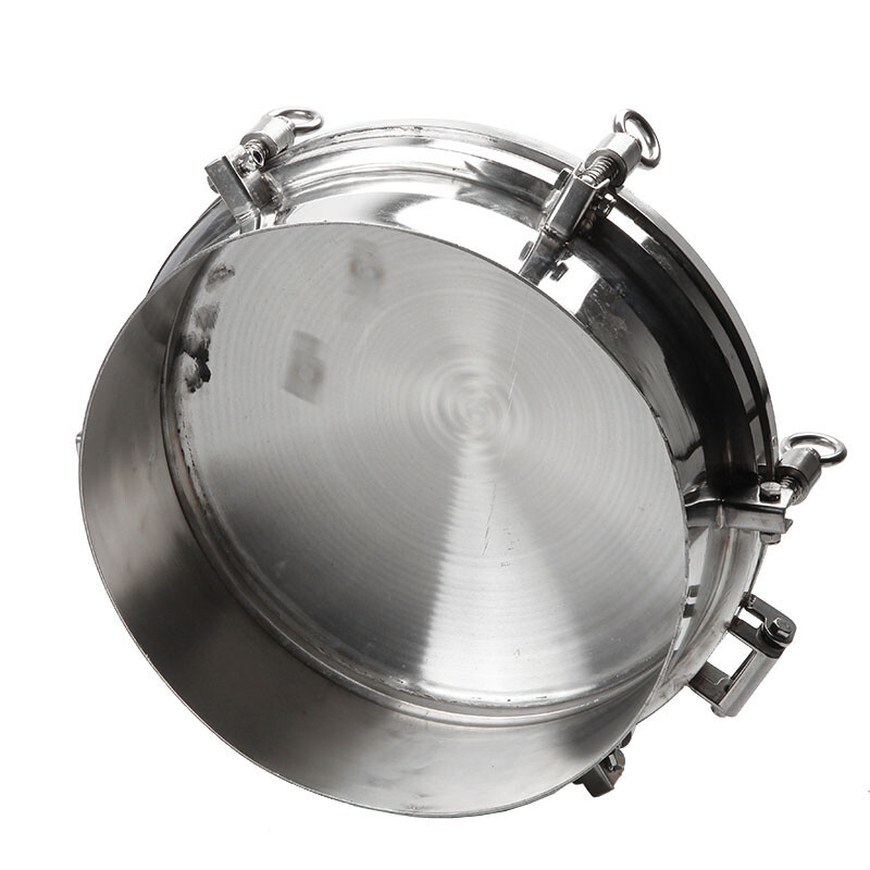 450mm Pressure Circular Manhole Tank Round Manway Cover Tank Sanitary Manway MW#