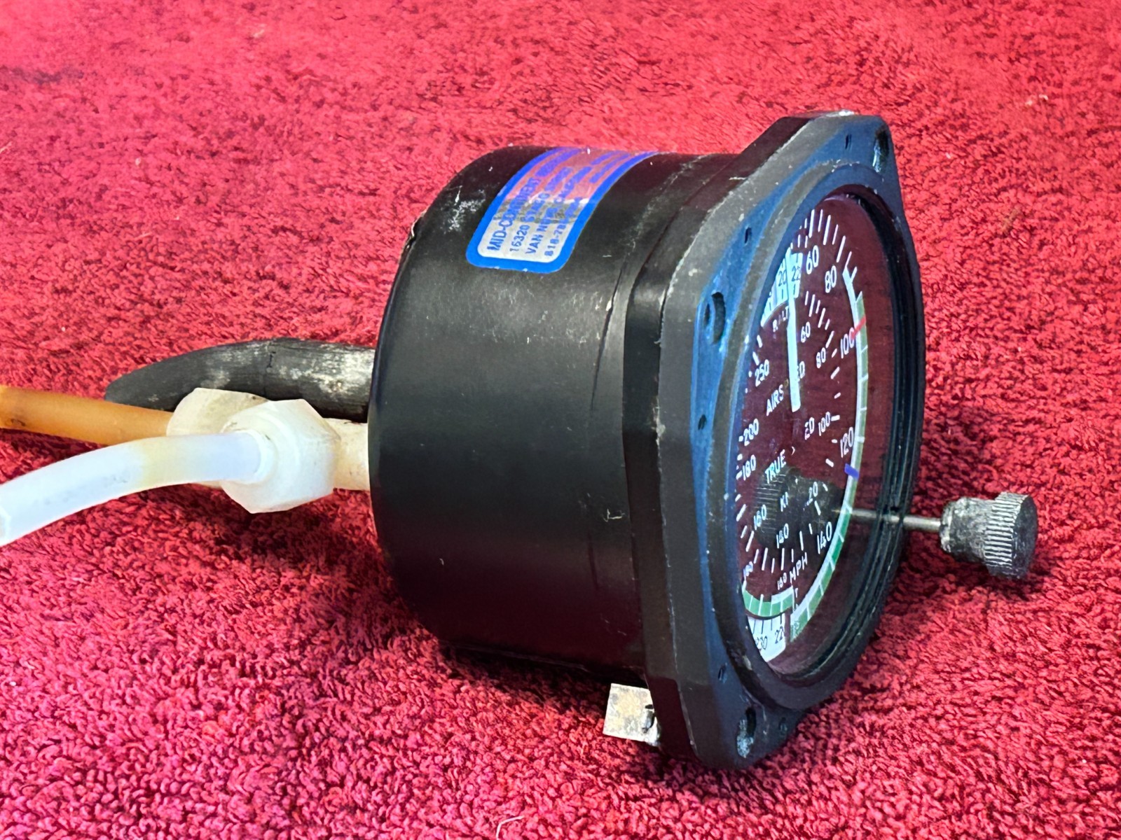 UNITED INSTRUMENTS TRUE AIRSPEED INDICATOR P/N 8130