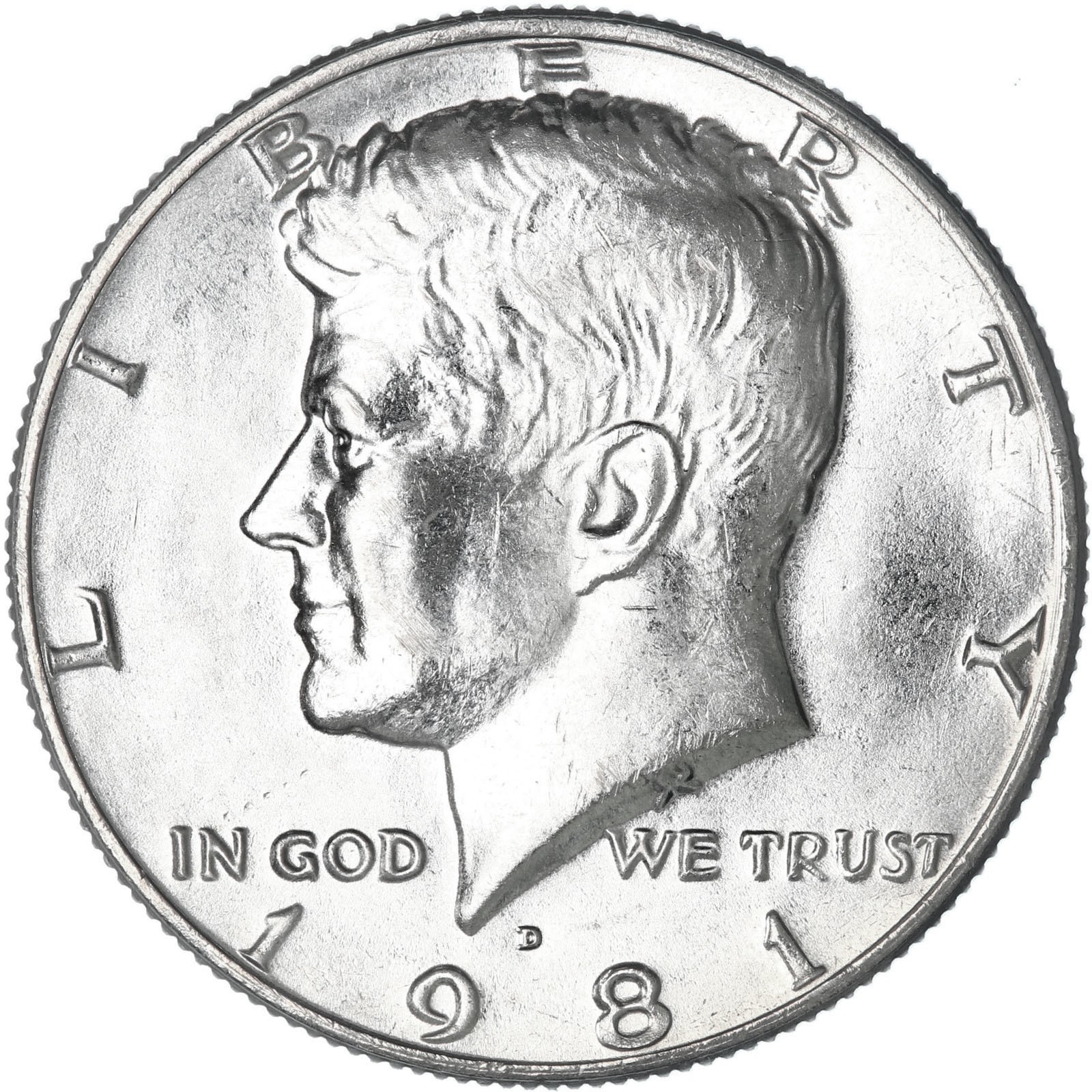 1981 D Kennedy Half Dollar CN-Clad BU
