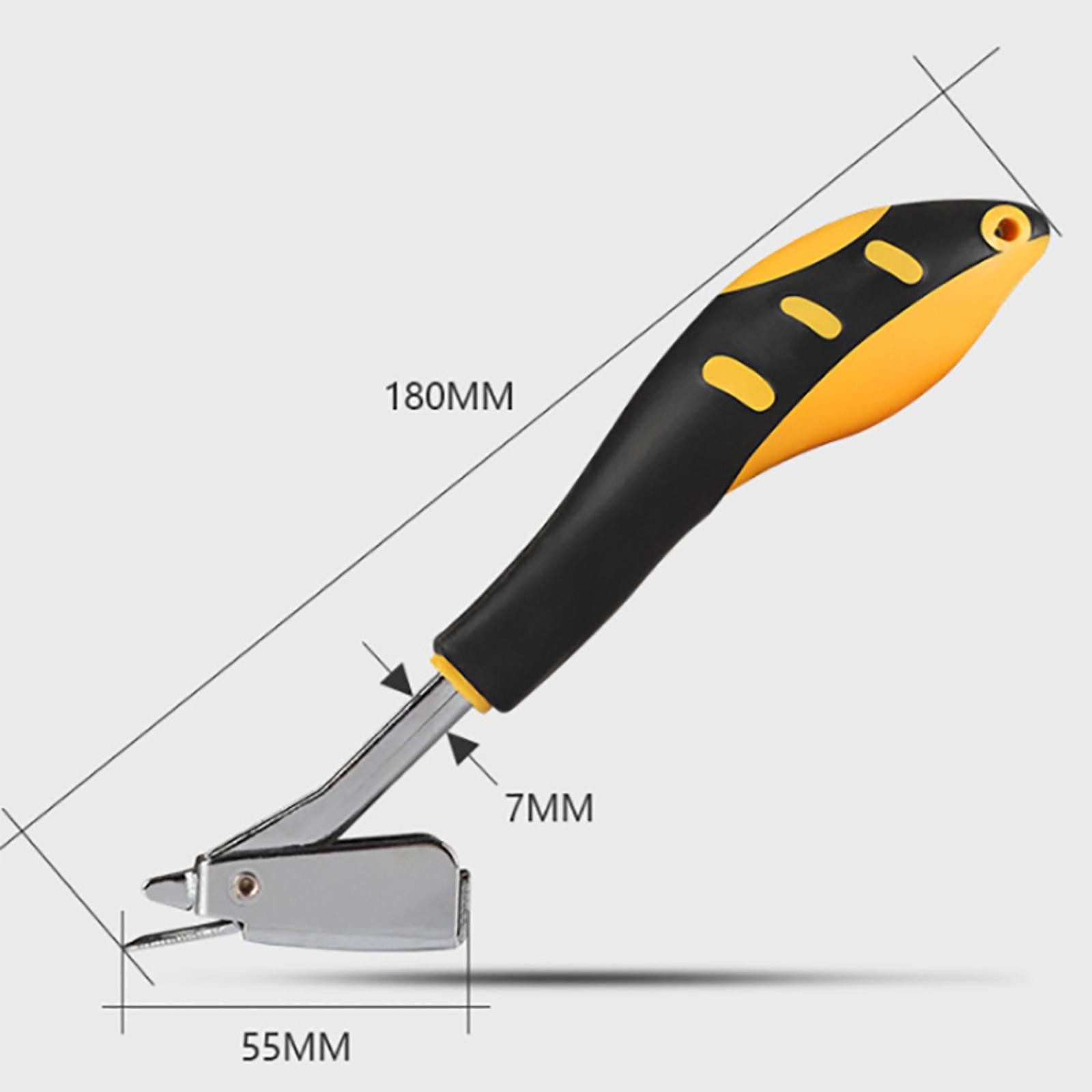 DIY Upholstery Construction Staple Remover Tack Puller with Ergonomic Handle