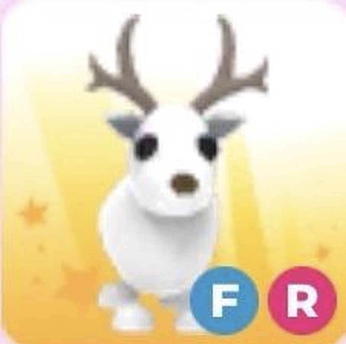 Adopt Me! Arctic Reindeer In-Game Virtual Pet - Fly Ride (F/R)