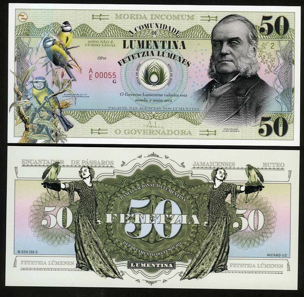 Lumentina, 50 Lumenes, Private Issue Polymer, ND (2022)