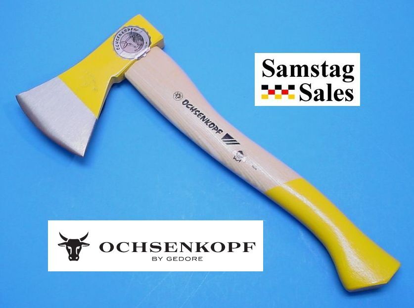 OX-HEAD Germany Forestry Hatchet OX 235 E-0602 with Ash Handle 600g Head