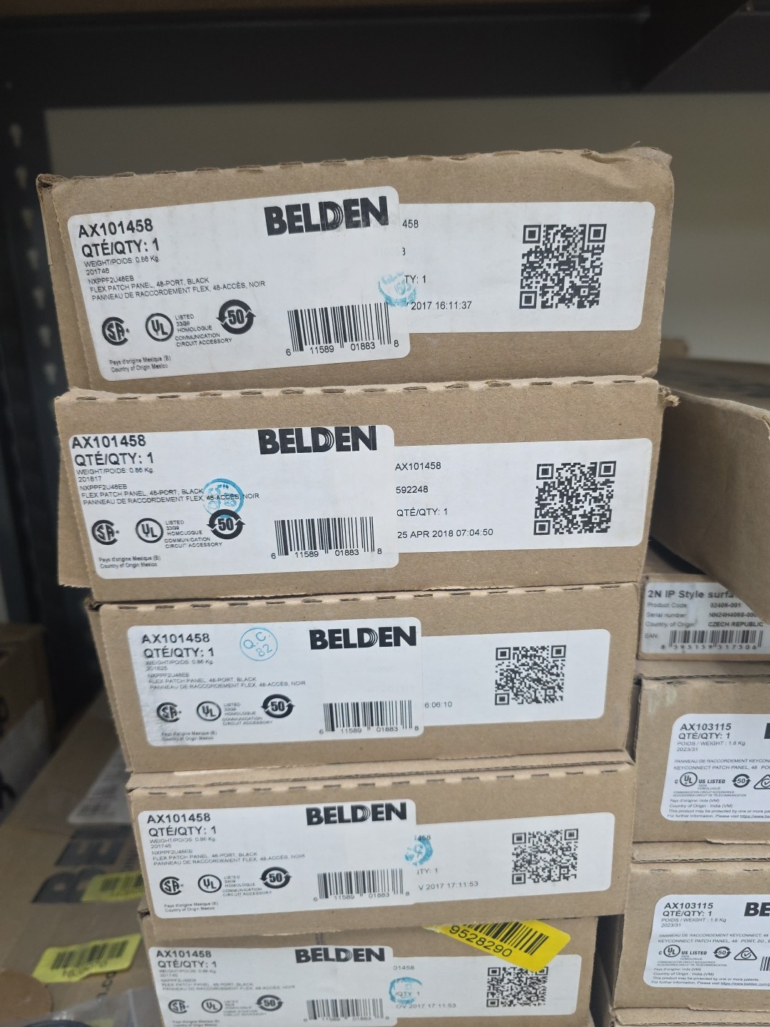 BELDEN AX101458 / AX101458 (BRAND NEW) IN BOX-