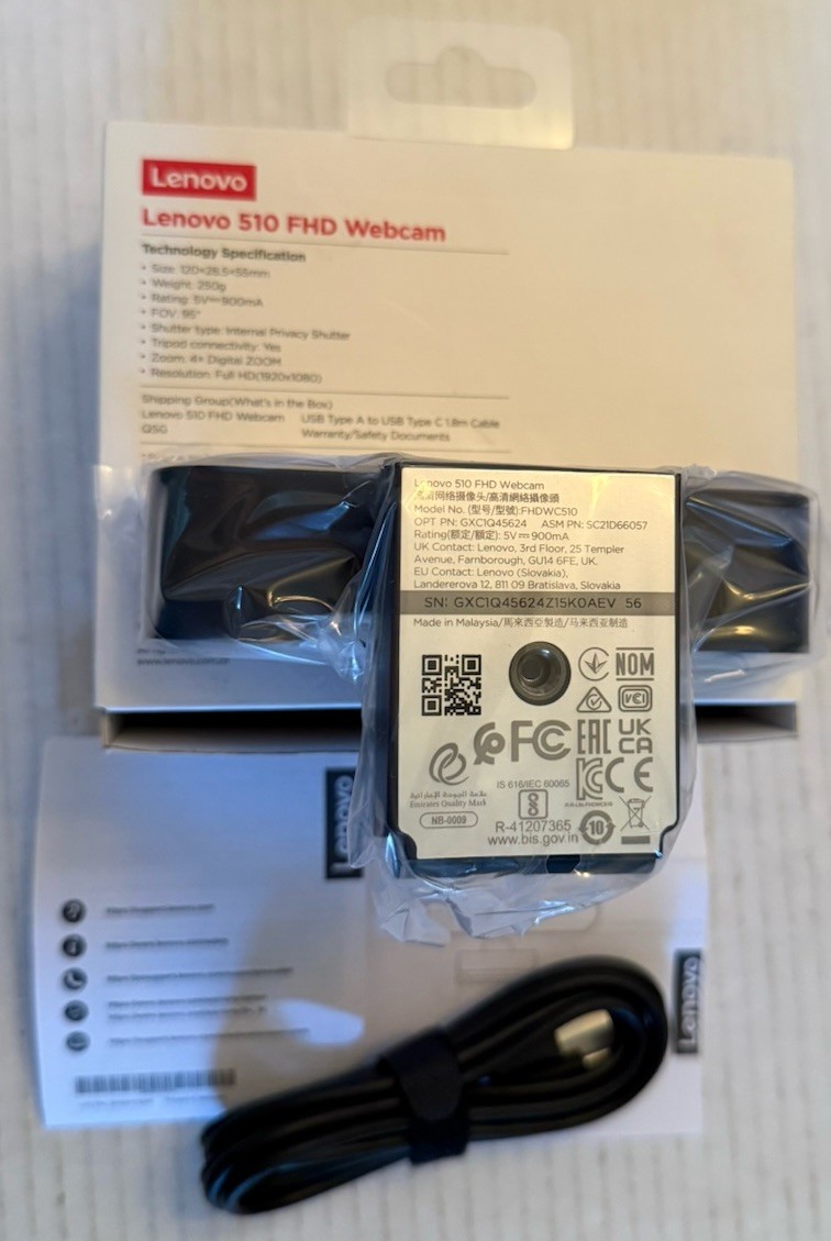 Lenovo 510 FHD Webcam