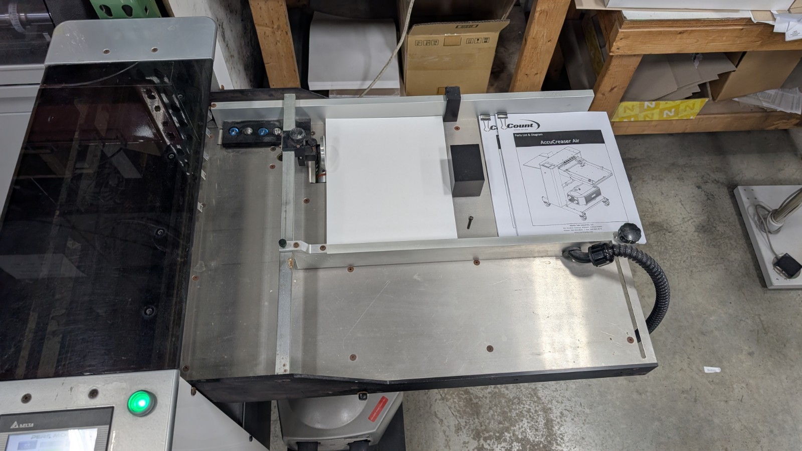 Count Accucreaser Automatic Paper Creaser/Perf w/Air Feed