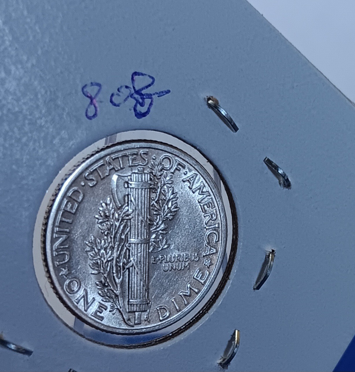 1935 P Mercury Silver Dime 808