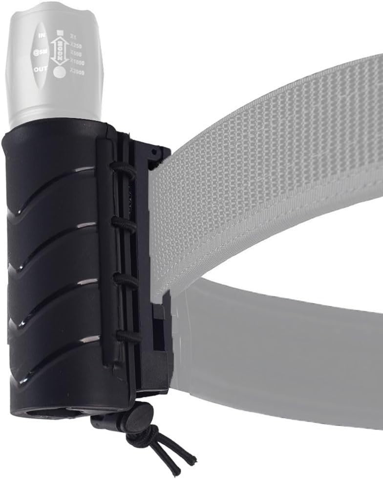 Flashlight Holder for Duty Belt Tactical MOLLE Torch Holster Rotatable Light Car